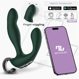 InToYou App Series Prostate Massager with Finger Wiggling & App Green