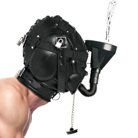 Master Series Degraded Sensory Deprivation Hood with Funnel Black