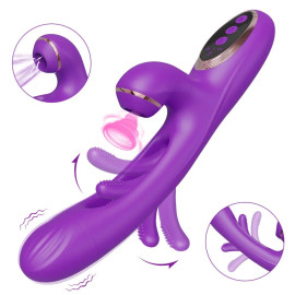 SuperLove G-Spot Rabbit Pro Vibrator Purple