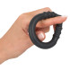 Rebel 3 Heavy Silicone Cock Rings Black