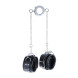 Black Label Stainless Steel Ballstretcher with Ankle Restraints