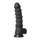 Hidden Desire Extreme Vibrating Dragon Monster Dildo Black
