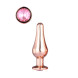 Dream Toys Gleaming Love Pleasure Plug Rose Gold Small