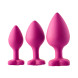 Dream Toys Flirts Anal Training Kit Gem Stone Pink