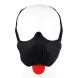A-Gusto Neoprene Puppy Face Mask Black
