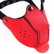 A-Gusto Neoprene Puppy Face Mask Red