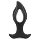Anos RC Butt Plug with a Hole Black
