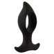 Anos RC Butt Plug with a Hole Black