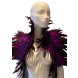 Kinky Diva Feather Shoulder Wrap Purple