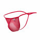 MOB Sheer T-Back Thong Red
