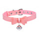 Master Series Golden Kitty Collar with Cat Bell Pink