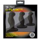Nexus G-Play Trio Plus Unisex Vibrator Pack S/M/L Black