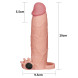 LoveToy Pleasure X Tender Vibrating Penis Sleeve LV1066 Add 3