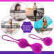 Paloqueth Kegel Balls Set with Remote Purple