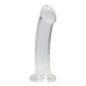 RealRock Smooth Spot Dildo with Suction Cup 17cm Transparent