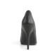 Pleaser Seduce-420V Blk Faux Leather